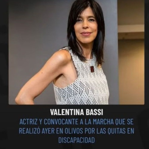 Marcha por las quitas en Discapacidad. Entrevista a Valentina Biassi | #Segurola